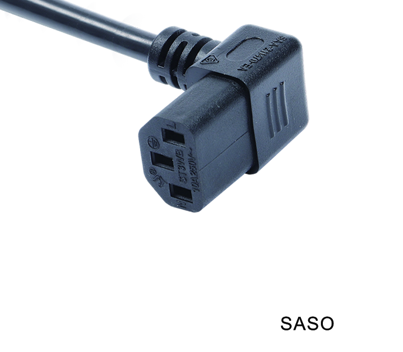 ST3WB IEC সংযোগকারী 90-ডিগ্রী অ্যাঙ্গেল ফিমেল সকেট C13 অস্ট্রেলিয়ান স্ট্যান্ডার্ডের সাথে সঙ্গতিপূর্ণ