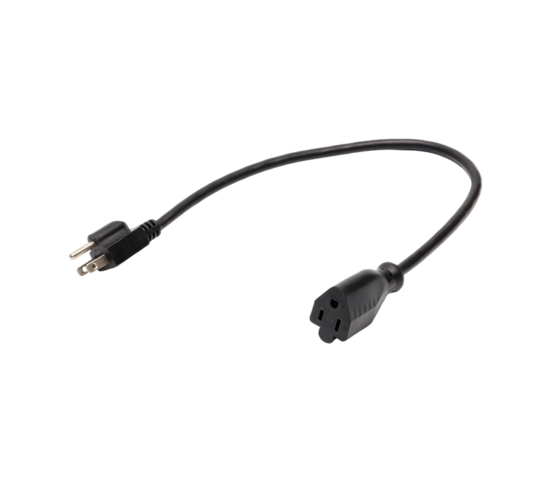 JT-3/FY-3+JT-3Z 15A 125V আমেরিকান স্ট্যান্ডার্ড থ্রি-পিন প্লাগ উইথ ফিমেল সকেট