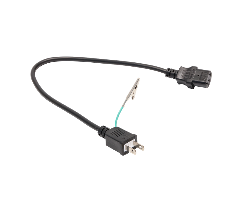 J3-7/12/15+JT-ST3 15A 125V অ্যালিগেটর ক্লিপ এবং IEC সংযোগকারী C13 সহ জাপানি প্লাগ
