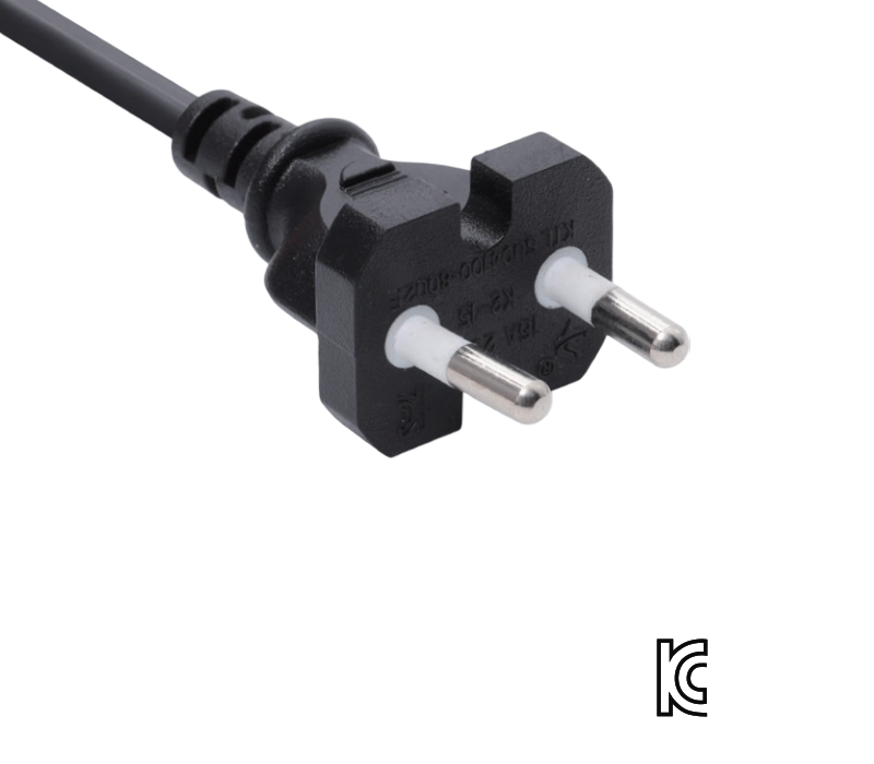 K2-15 16A 250V কোরিয়া 2-পিন টুল প্লাগ