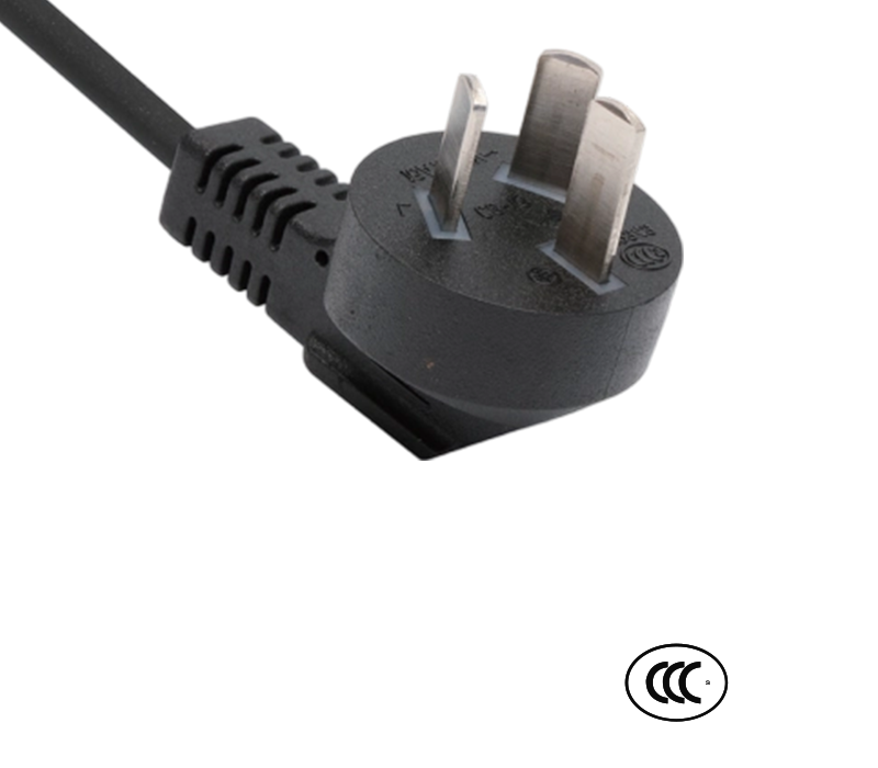 C3-16 16A 250V চায়না স্ট্যান্ডার্ড 90-ডিগ্রি এলবো প্লাগ