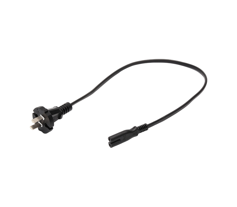 IEC সংযোগকারী C7 এর জন্য C2-10B+ST2/FY-ST2 10A 250V চায়না স্ট্যান্ডার্ড টু-পিন টুল প্লাগ