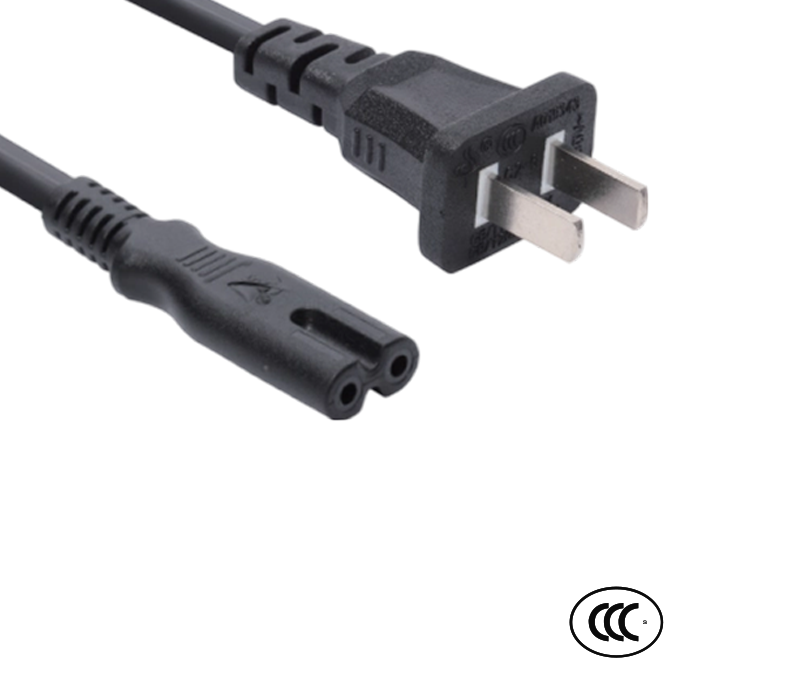 IEC সংযোগকারী C7 সহ C2-6/10+ST2 10A 250V দুই-পিন চায়না স্ট্যান্ডার্ড প্লাগ