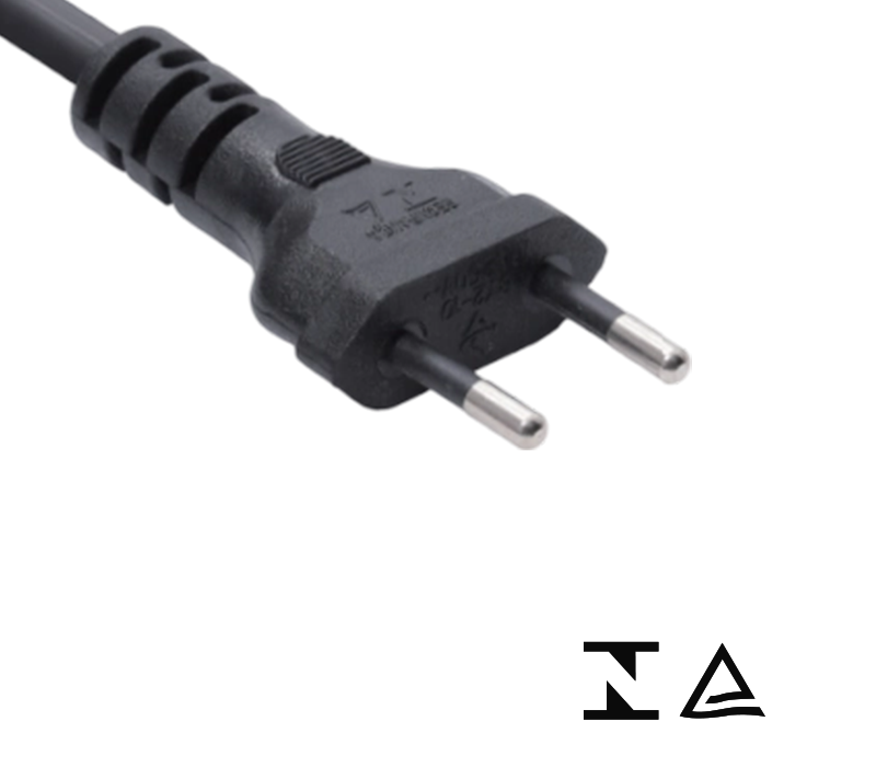 BY2-10 10A 250V দুই-পিন ব্রাজিলিয়ান প্লাগ