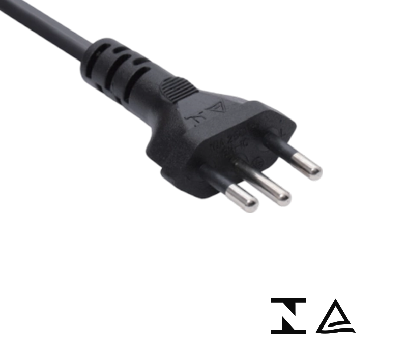 B3-10 10A 250V তিন-পিন ব্রাজিলিয়ান প্লাগ