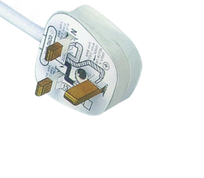 JT006 13A 250V ব্রিটিশ স্ট্যান্ডার্ড 3-পিন ডিটাচেবল প্লাগ