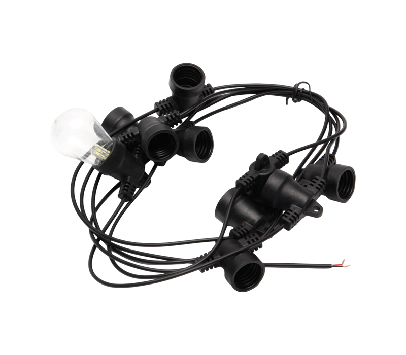 ইউরোপীয় স্ট্যান্ডার্ড G45 ফিলামেন্ট বাল্ব সহ LED স্ট্রিং লাইট